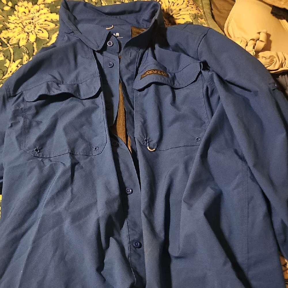 Cabela's Blue Lightweight Shirt Jacket for Everyday Wear